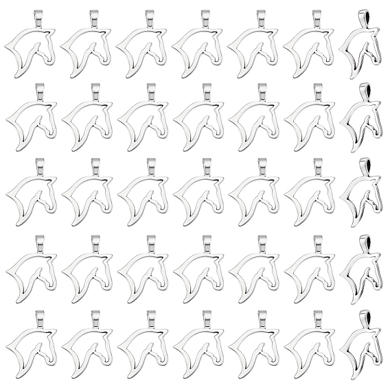 100 подвески из цинкового сплава в тибетском стиле, лошадь