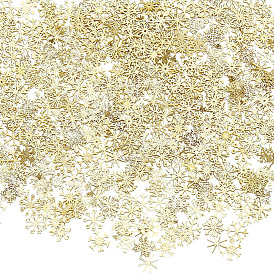 500шт. украшения для ногтей из сплава, снежинка