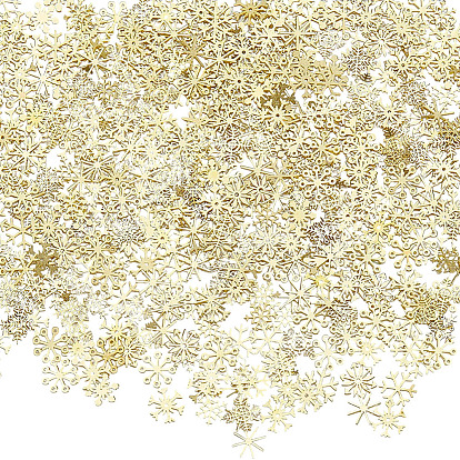 500шт. украшения для ногтей из сплава, снежинка