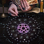 Velvet Altar Mats, Starry Sky Pad for Divination, 12 Constellations Tablecloth, Tarot Card Cloth
