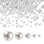 1700 pcs ABS perles d'imitation en plastique, ronde