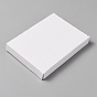 Foldable Cardboard Paper Jewelry Boxes, Gift Packaging Boxes, Rectangle