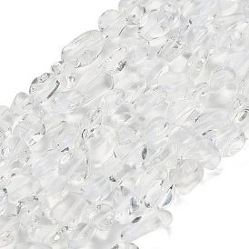 Прозрачные стеклянные бусины, самородки