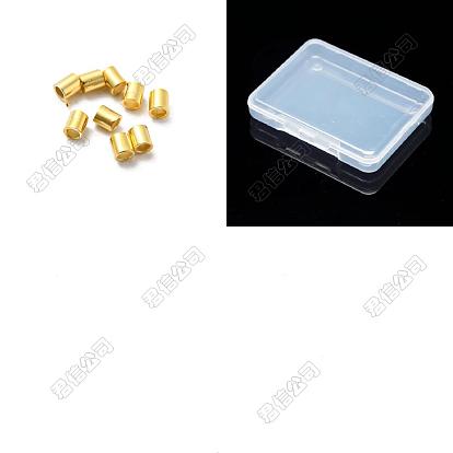 200pcs 925 perles d'espacement de colonne en argent sterling