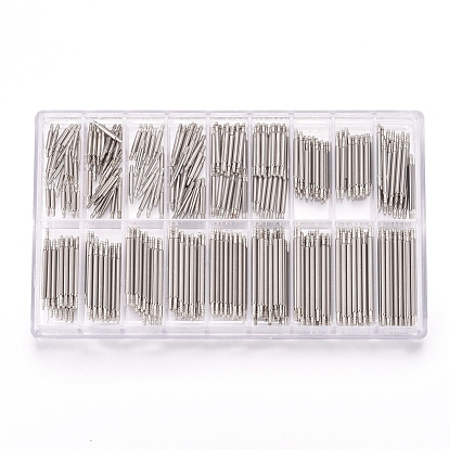 304 Stainless Steel Double Flanged Spring Bar Watch Strap Pins