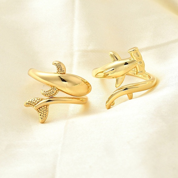 Латунные кольца-манжеты для женщин, без кадмия и без свинца, долговечный, стойки покрытие