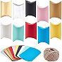 Coffrets cadeaux de mariage en papier kraft, coussin