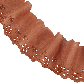 16 ярдов хлопка с вышивкой цветочными кружевными лентами, для декора из ткани своими руками