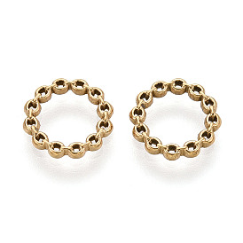 304 из нержавеющей стали бусы, кольцо