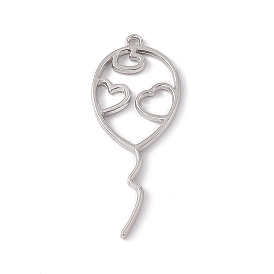 Подвески из сплава , шар с сердечком