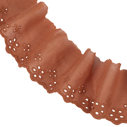 16 ярдов хлопка с вышивкой цветочными кружевными лентами, для декора из ткани своими руками