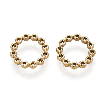 304 из нержавеющей стали бусы, кольцо