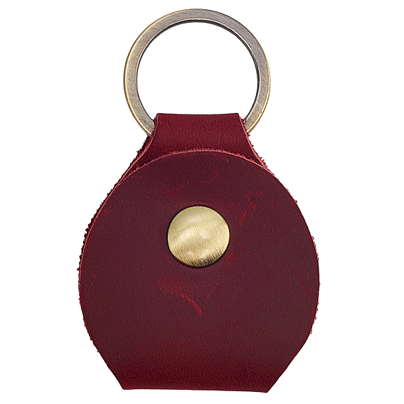 1кожаные чехлы для хранения гитарных медиаторов, с кнопкой и железными кольцами