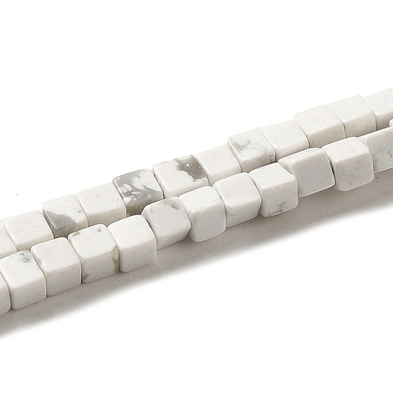 Природные Говлит бисер нитей, кубические