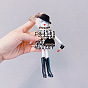 Fashionable European and American Style Keychain for Girls with Personality Hat Set, Car Key Chain, Bag Pendant Goddess Gift