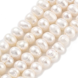 Natural Cultured Freshwater Pearl Beads Strands, Potato