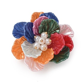 Кабошоны из смолы, камелия