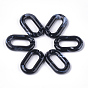 Acrylic Linking Rings, Quick Link Connectors, For Jewelry Chains Making, Imitation Gemstone Style, Oval