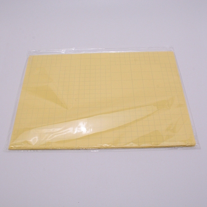A4 PVC Self Adhesive Transparent Sticker, for DIY Card Craft Paper, Rectangle