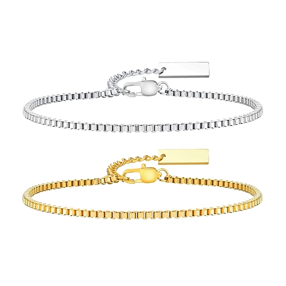 Браслеты-цепочки из нержавеющей стали для мужчин