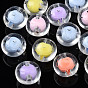 Transparent Acrylic Beads, Bead in Bead, Tomato