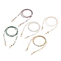 Eyeglasses Chains, Neck Strap for Eyeglasses, with Electroplate Glass Beads, Heart Natural Shell Beads, 304 Stainless Steel Lobster Claw Clasps and Rubber Eyeglass Holders