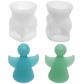 3D Angel DIY Silicone Candle Molds, Aromatherapy Candle Moulds, Scented Candle Making Molds