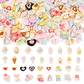 70 шт 7 стили кабошоны из смолы, разнообразные