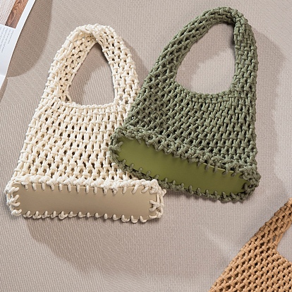 Woven Cotton Handbags, Women's Net Bags, Shoulder Bags