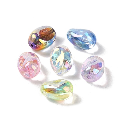 Acrylic Beads, Imitation Baroque Pearl Style, Barrel