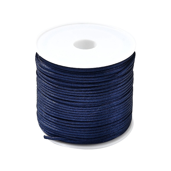 100 Yards Nylon Satin Rattail Cord, for Bracelet Jewelry Making Chinese Knotting Macrame Craft