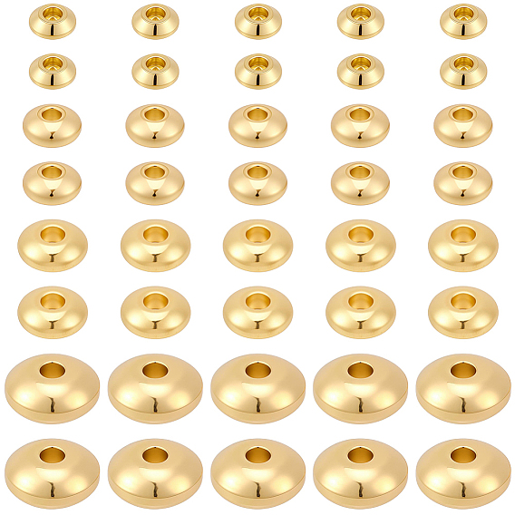 100 шт. 4 стили 304 проставки из нержавеющей стали, рондель