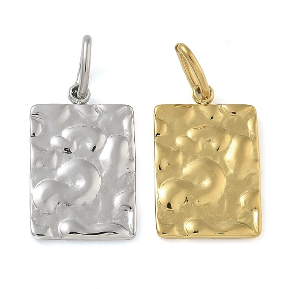 Ионное покрытие (ip) 304 подвески из нержавеющей стали, с целью перехода в кольце, прямоугольный шарм