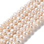 Нити из натурального культивированного пресноводного жемчуга, картофель, класс a ++
