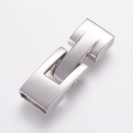 304 Stainless Steel Snap Lock Clasps, Ion Plating (IP), Smooth Surface