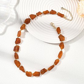 Необработанные натуральные янтарные самородки, бусы, золотые