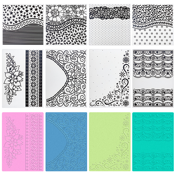 Пластиковый трафарет из помады, форма для выпечки торта тиснение, трафареты для торта, поделки поделки инструменты украшения, Прямоугольник и квадрат