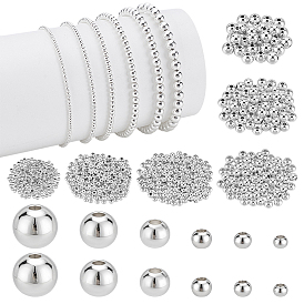 6 стили стойка покрытие латунные проставки бусины, долговечный, без свинца и без кадмия, круглые