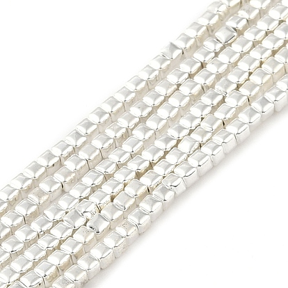 Гальванические нити из синтетических немагнитных гематитовых бусин, кубические