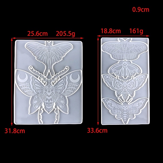 Силиконовые формы, Формы для настенных украшений, формы для литья гипсовой смолы, белые