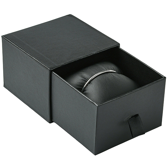 Шкатулки для хранения ювелирных изделий и часов из искусственной кожи, с подушкой, квадратный