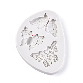 DIY Food Grade Butterfly Silicone Molds, Fondant Molds, For DIY Cake Decoration, Chocolate, Candy, UV Resin & Epoxy Resin Jewelry Making