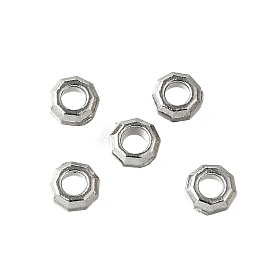 304 из нержавеющей стали разделительные бусины, многоугольник