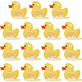 Computerized Embroidery Polyester Iron on/Sew on Patches, Costume Accessories, Appliques, Duck