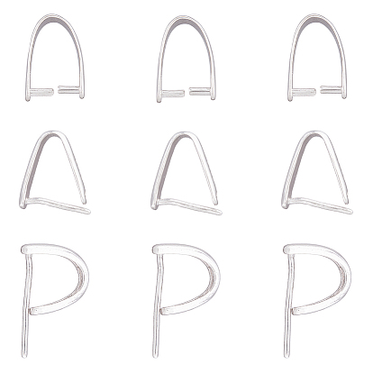 6 шт. 3 стили 925 подвески из стерлингового серебра, оснастки на поруки, с печатью s925