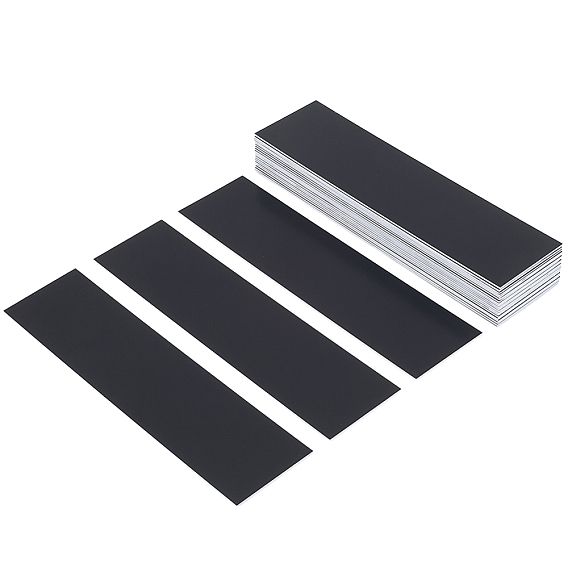 24Pcs ABS Plastic Blank Sheets, Rectangle