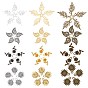 72Pcs 12 Styles Tibetan Style Alloy Pendants