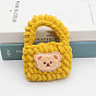 DIY Headset Bag Display Doll Decoration Crochet Kit, Including Wool Thread, Crochet Hook Needle, Patches