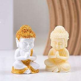 Силиконовые формы для свечей Будды своими руками, формы для литья смолы, для уф-смолы, изготовление ювелирных изделий из эпоксидной смолы
