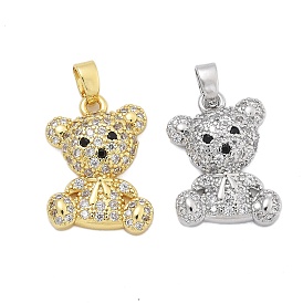 Латунные микропаве прозрачные подвески с фианитом, нести прелести